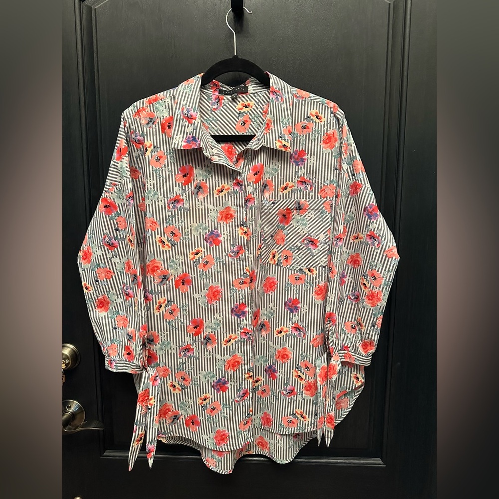 Sanctuary, 3/4 Length Sleeve, Great Print,100% Cotton.
Sz S
Excellent Condition